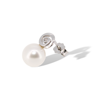 Orecchini Nihama Donna in Oro bianco Perla NO1200O4FABI085 - NO1200O4FABI085